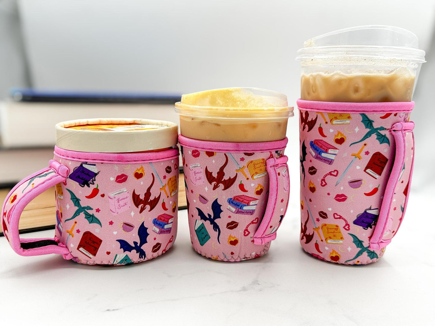 Spicy Book Club Drink Sleeve & Ice Cream Pint Insulated Sleeve