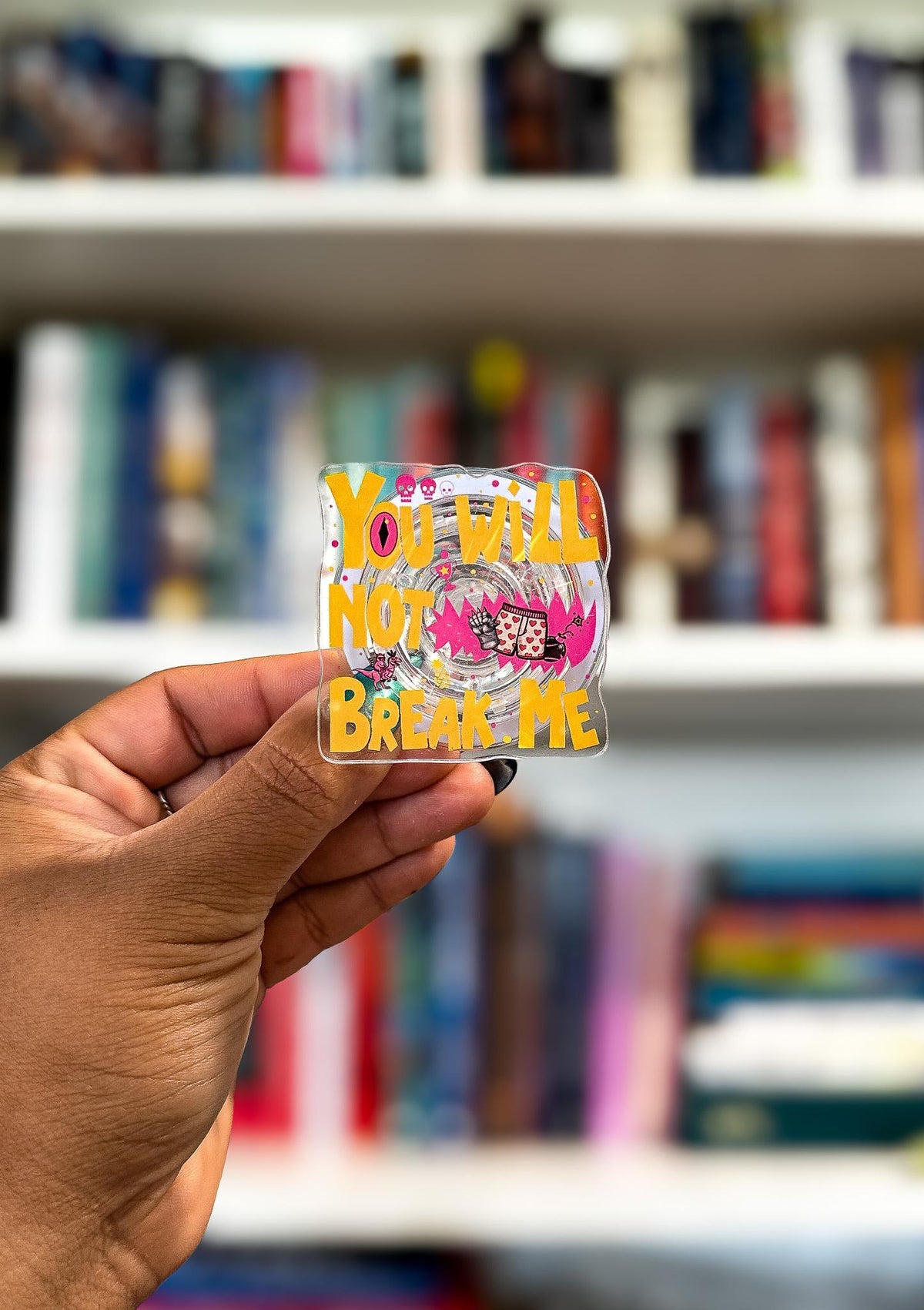 You Will Not Break Me Magnetic Phone & Kindle Grip