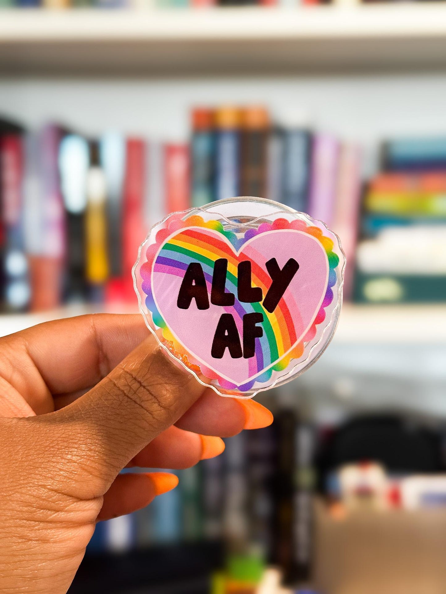 Ally AF Pride Magnetic Phone & Kindle Grip