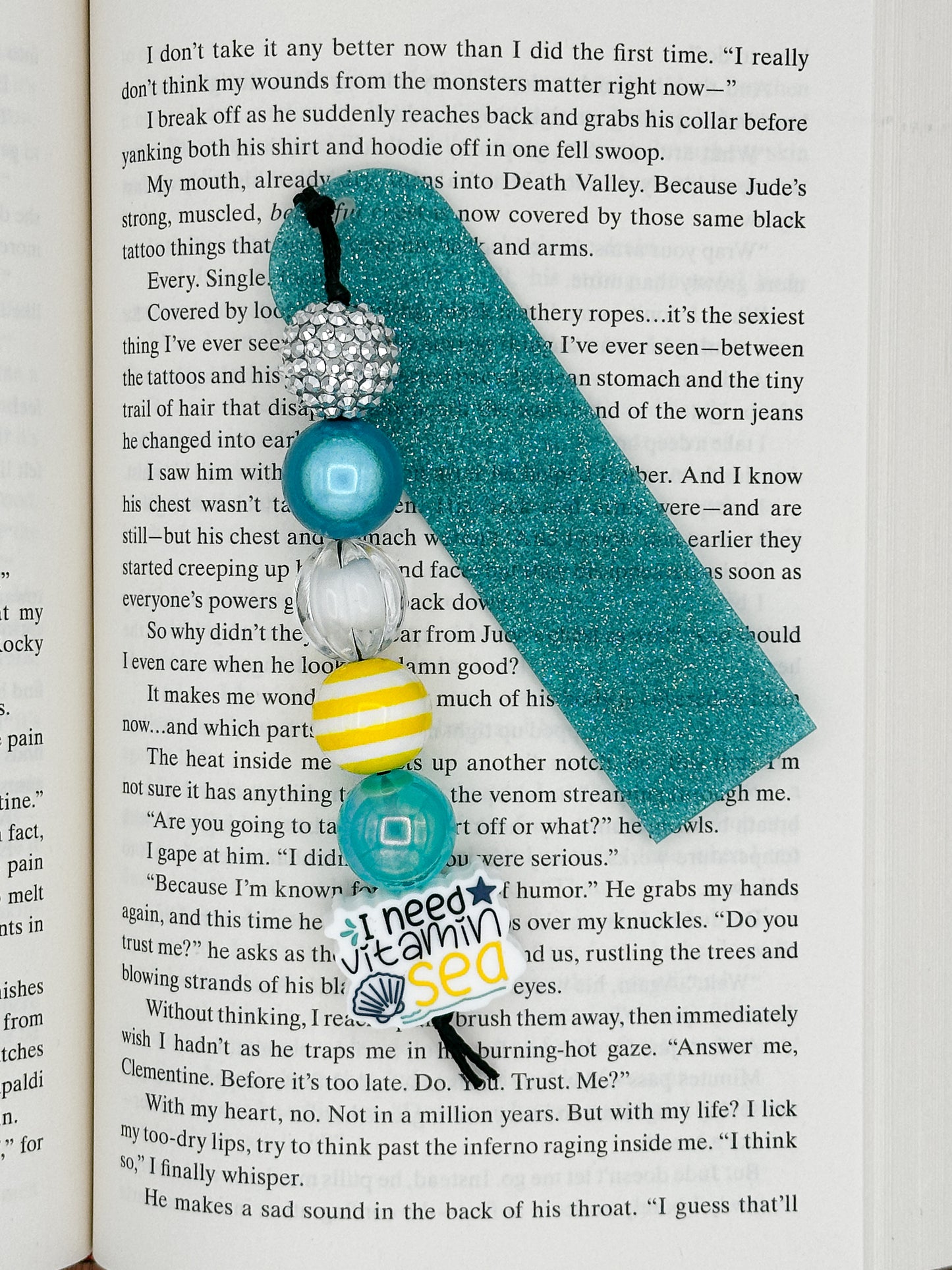 Vitamin Sea Summer Beaded Bookmark