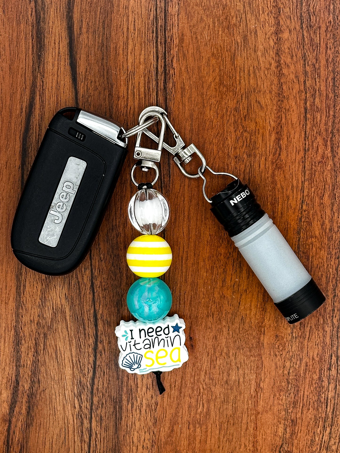 I Need Vitamin Sea Keychain