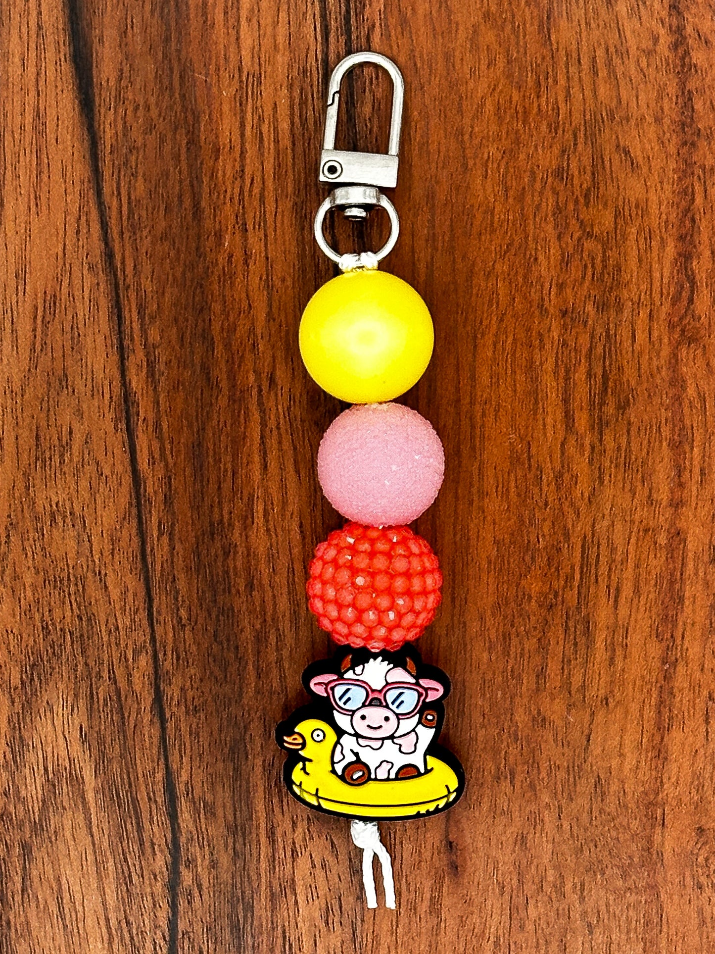 Poolside Moo-d Keychain