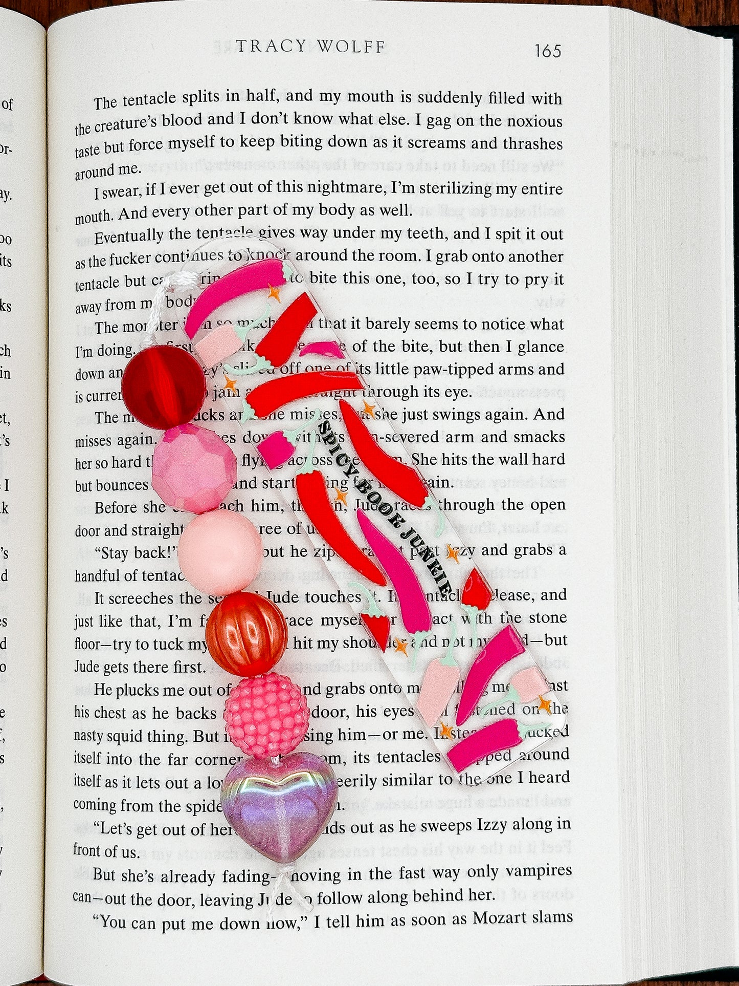 Too Hot to Handle Spicy Book Junkie Bookmark