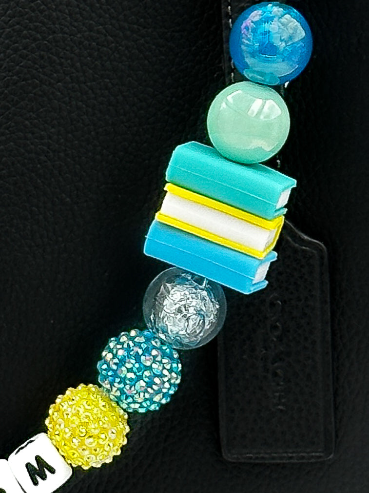 Bookworm Purse Charm