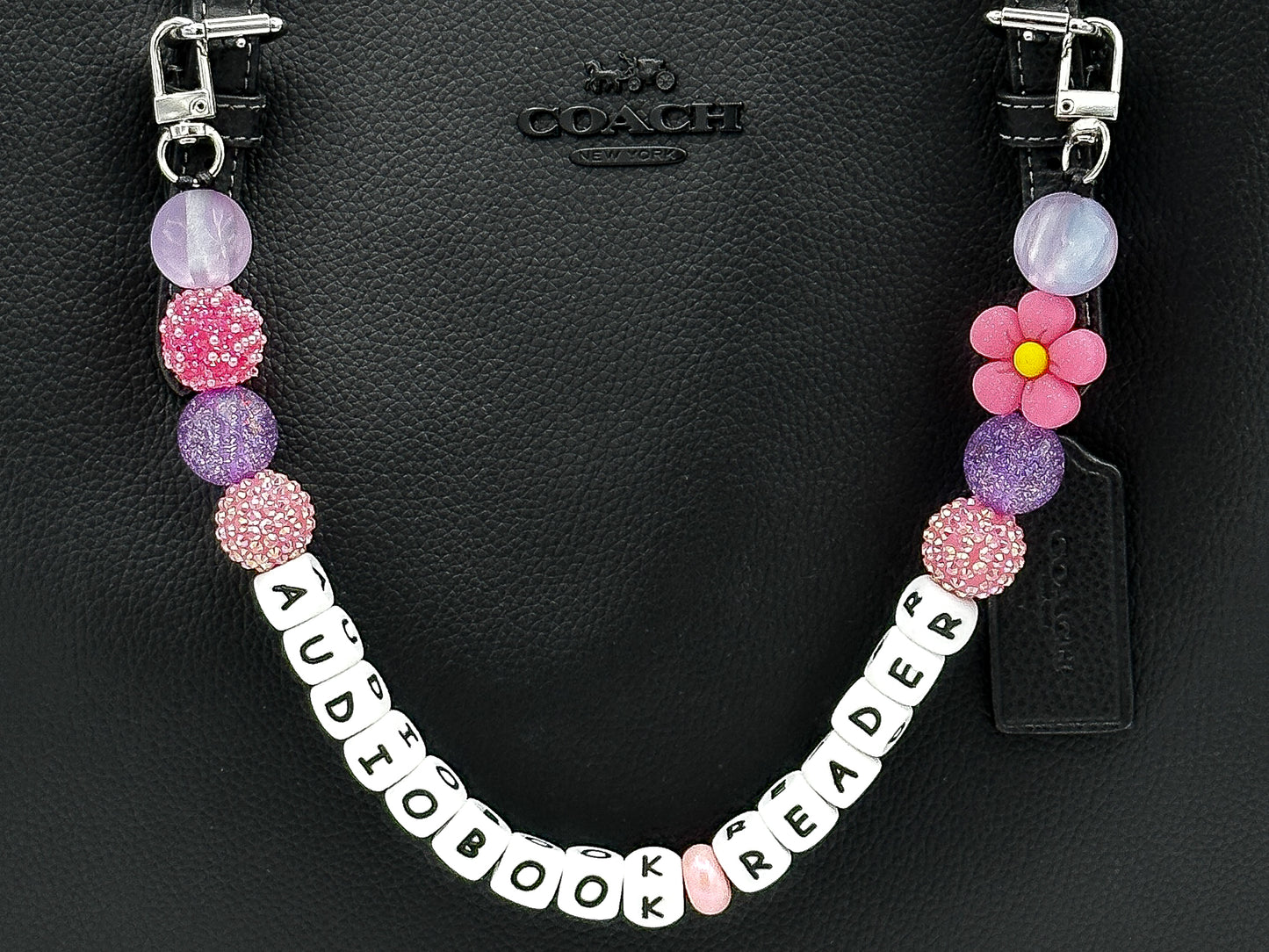 Stop & Listen Audiobook Reader Purse Charm