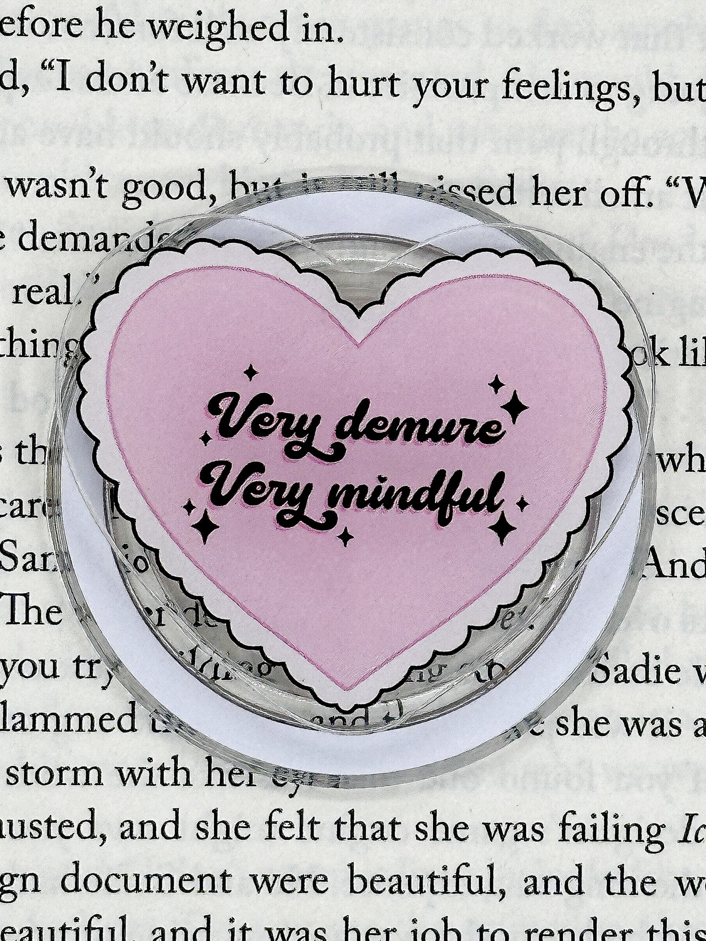 Very Demure, Very Mindful Magnetic Phone & Kindle Grip