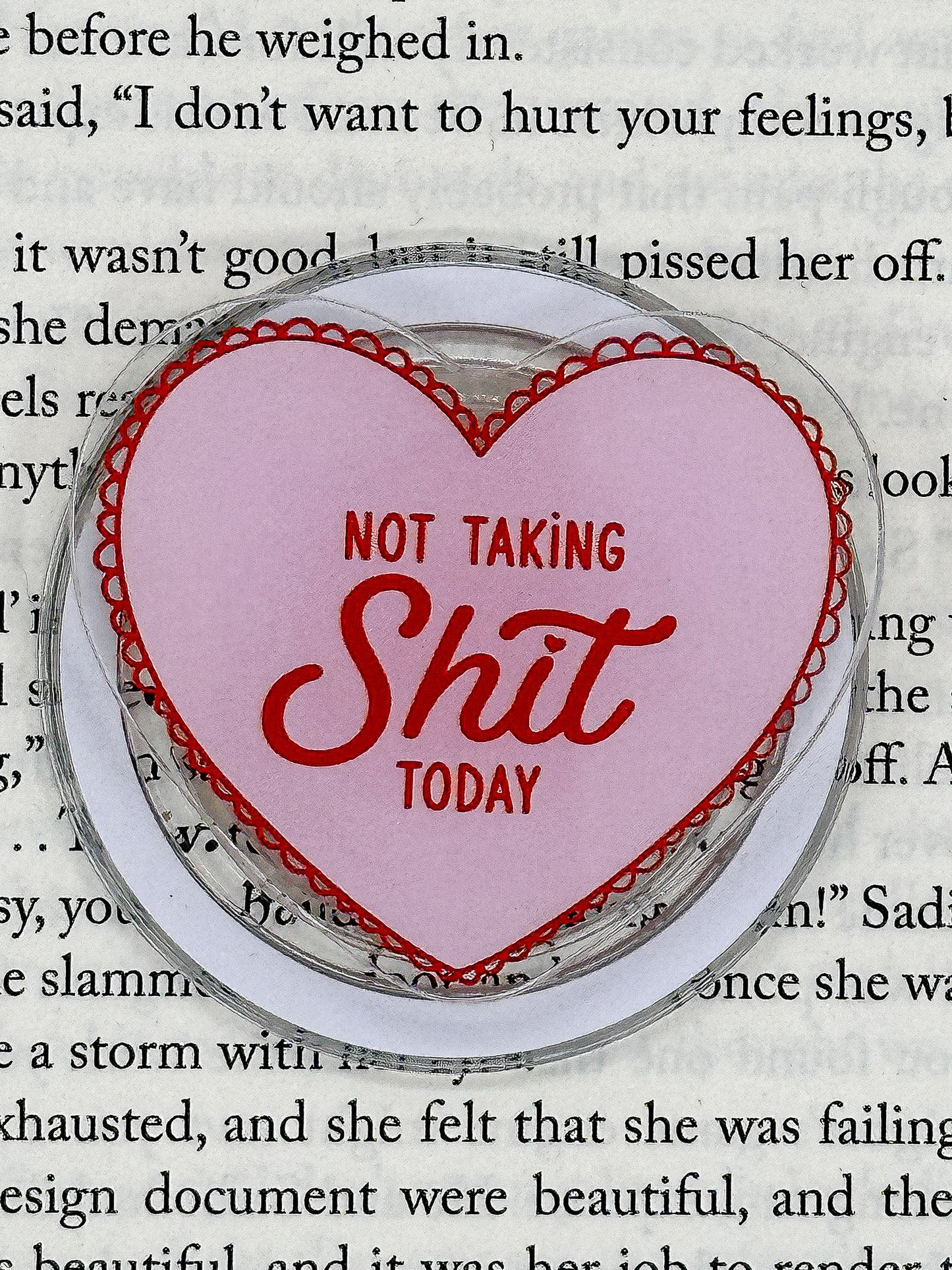 Not Taking Sh*t Today Magnetic Phone & Kindle Grip