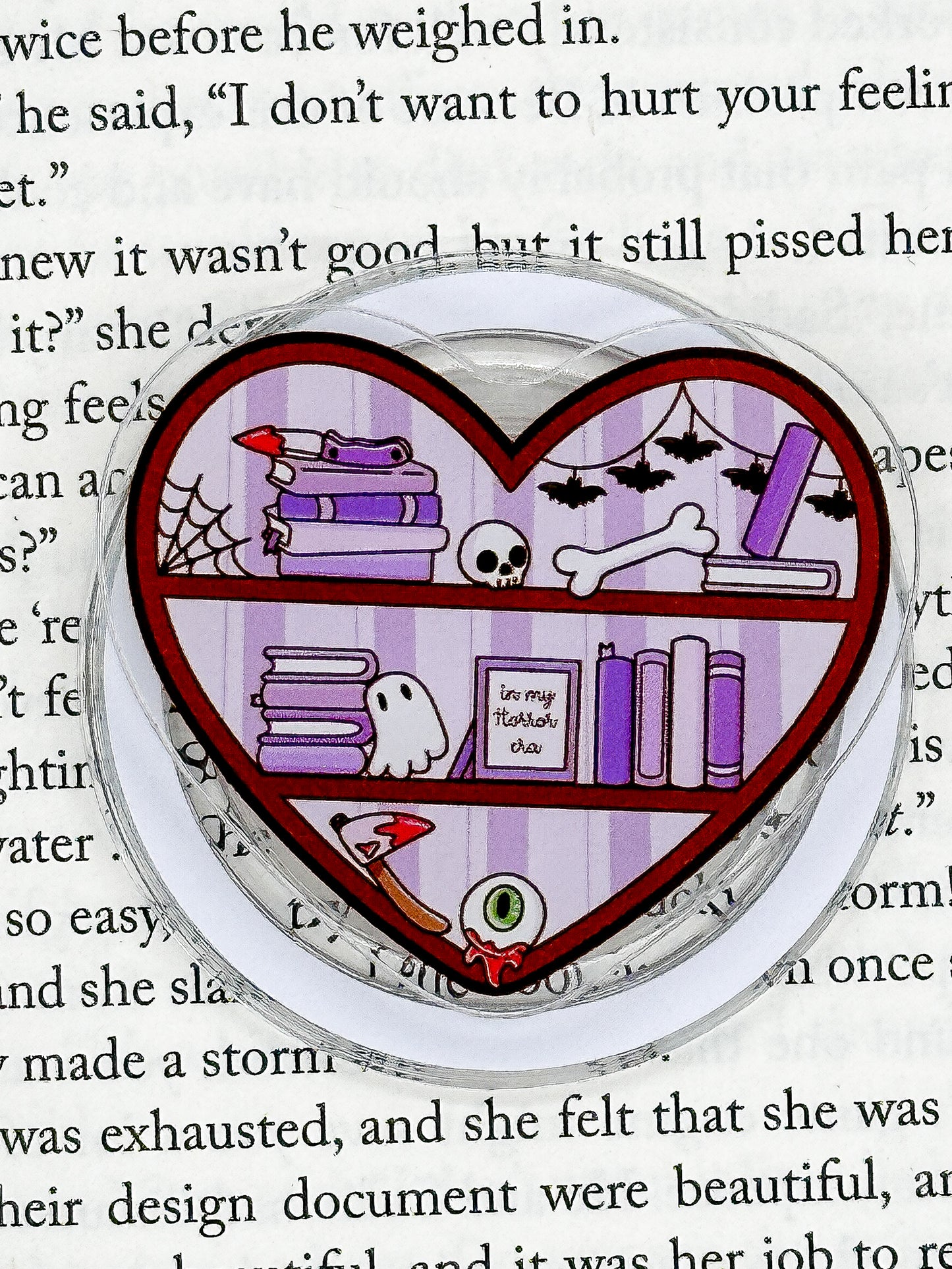 Spooky Stacks Magnetic Phone & Kindle Grip
