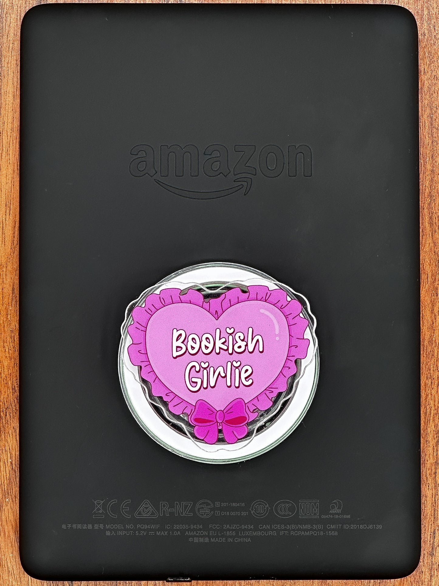 Pretty in Prose Bookish Girlie Magnetic Phone & Kindle Grip