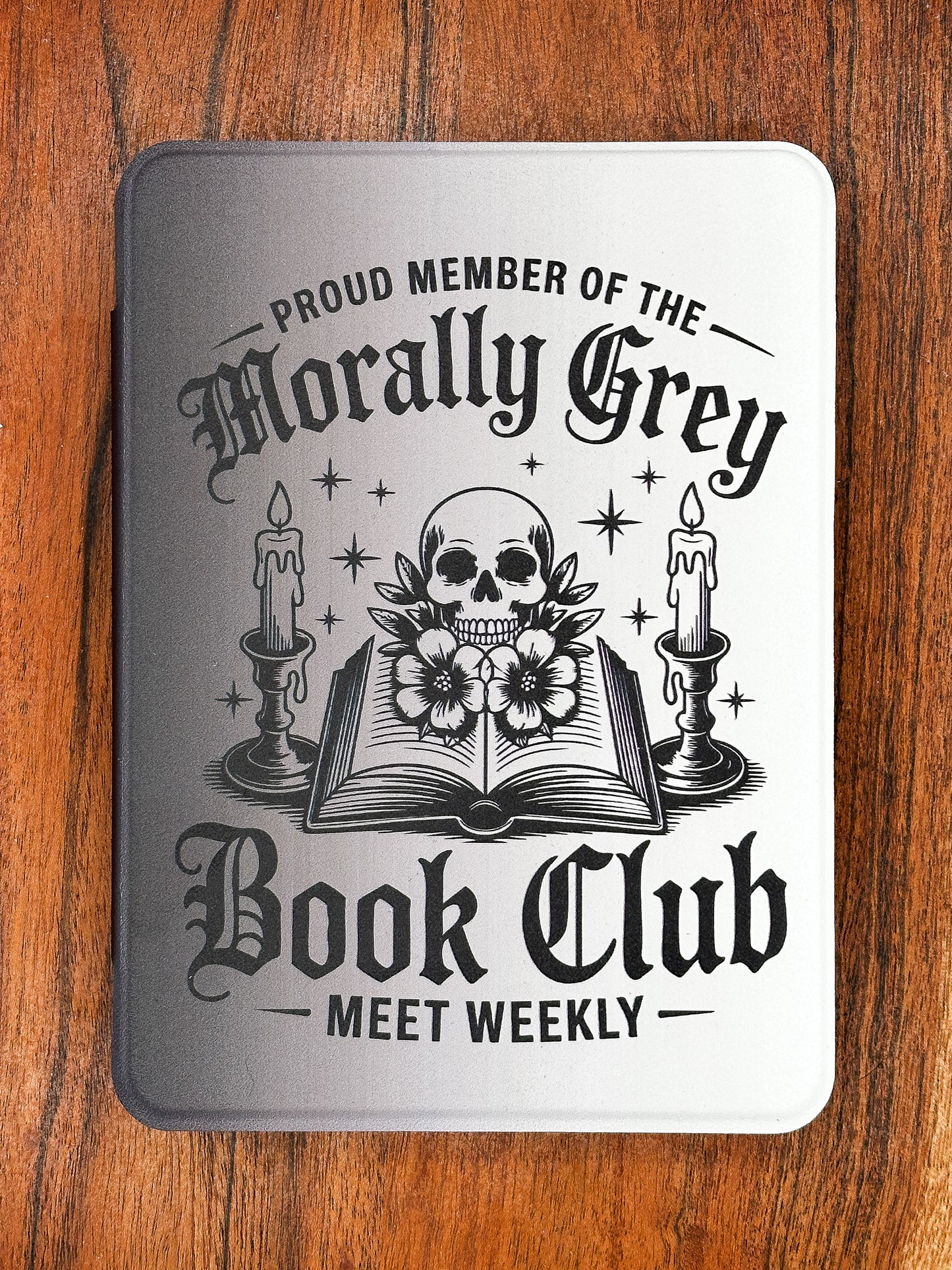Morally Grey Book Club Kindle Case