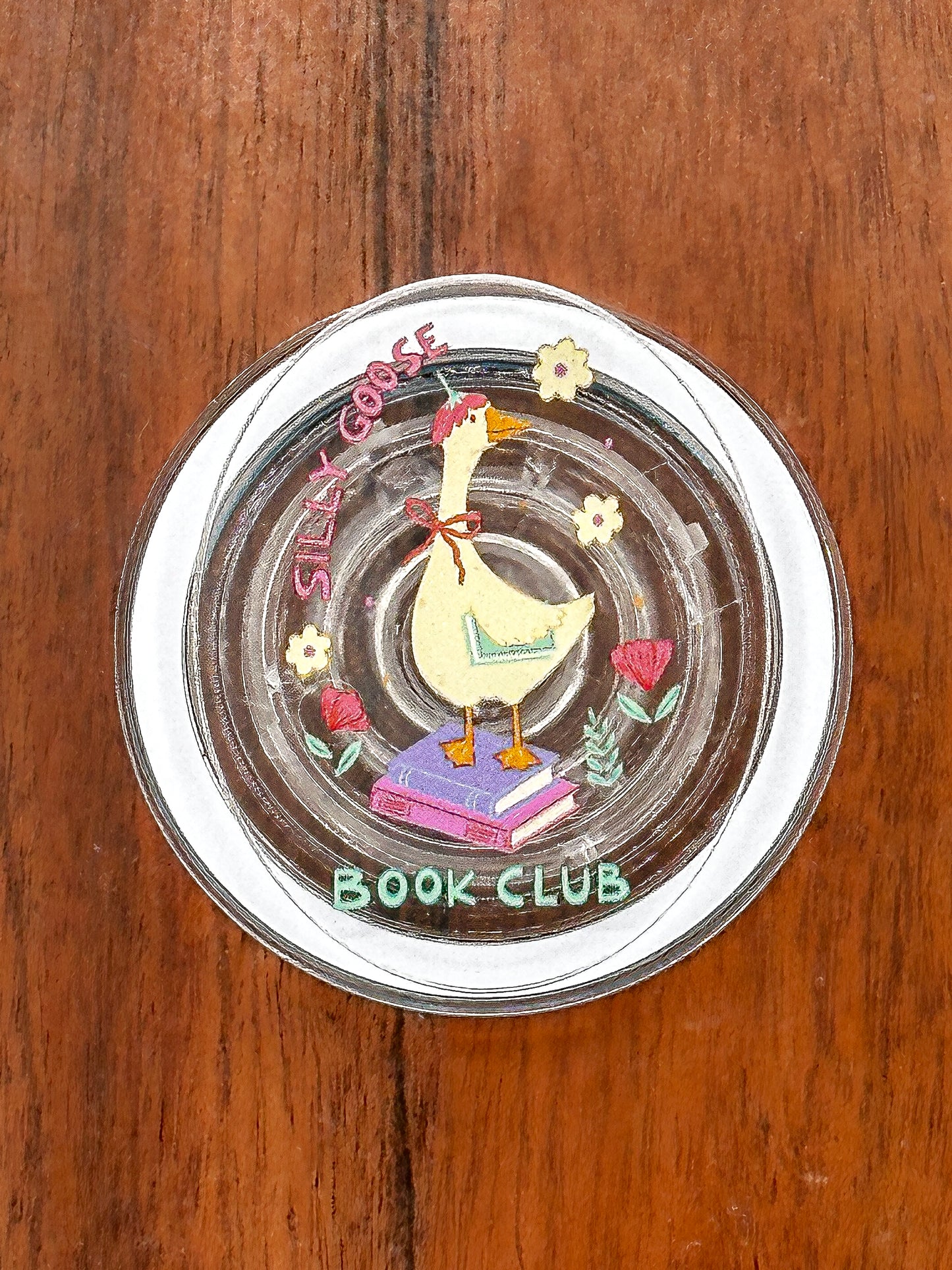 Silly Goose Book Club Magnetic Phone Grip