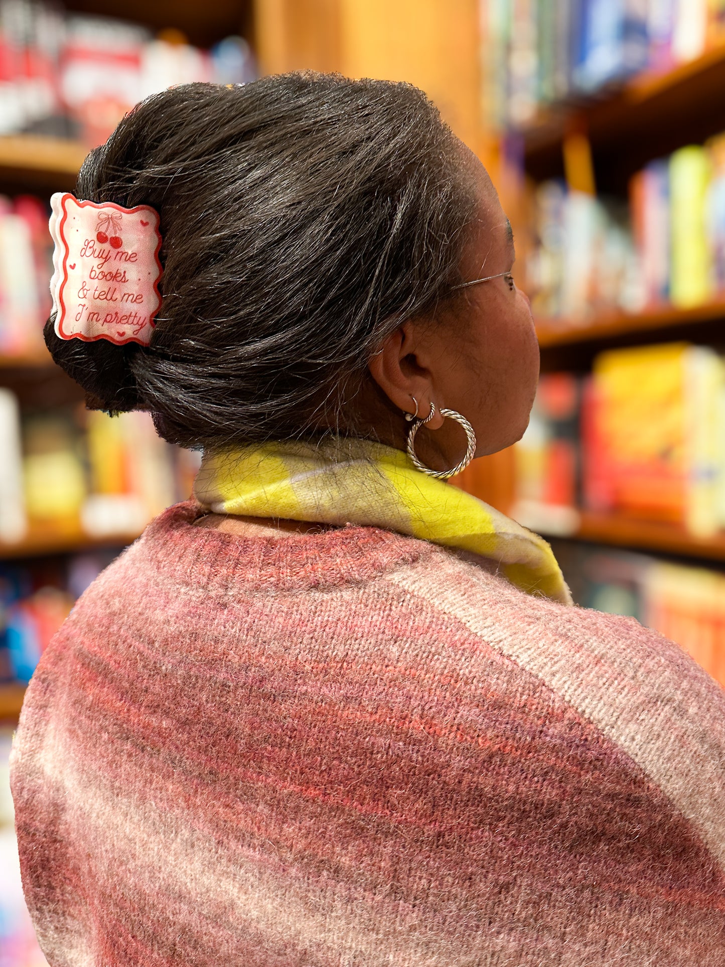 Buy Me Books & Tell Me I’m Pretty Bookish Hair Claw Clip