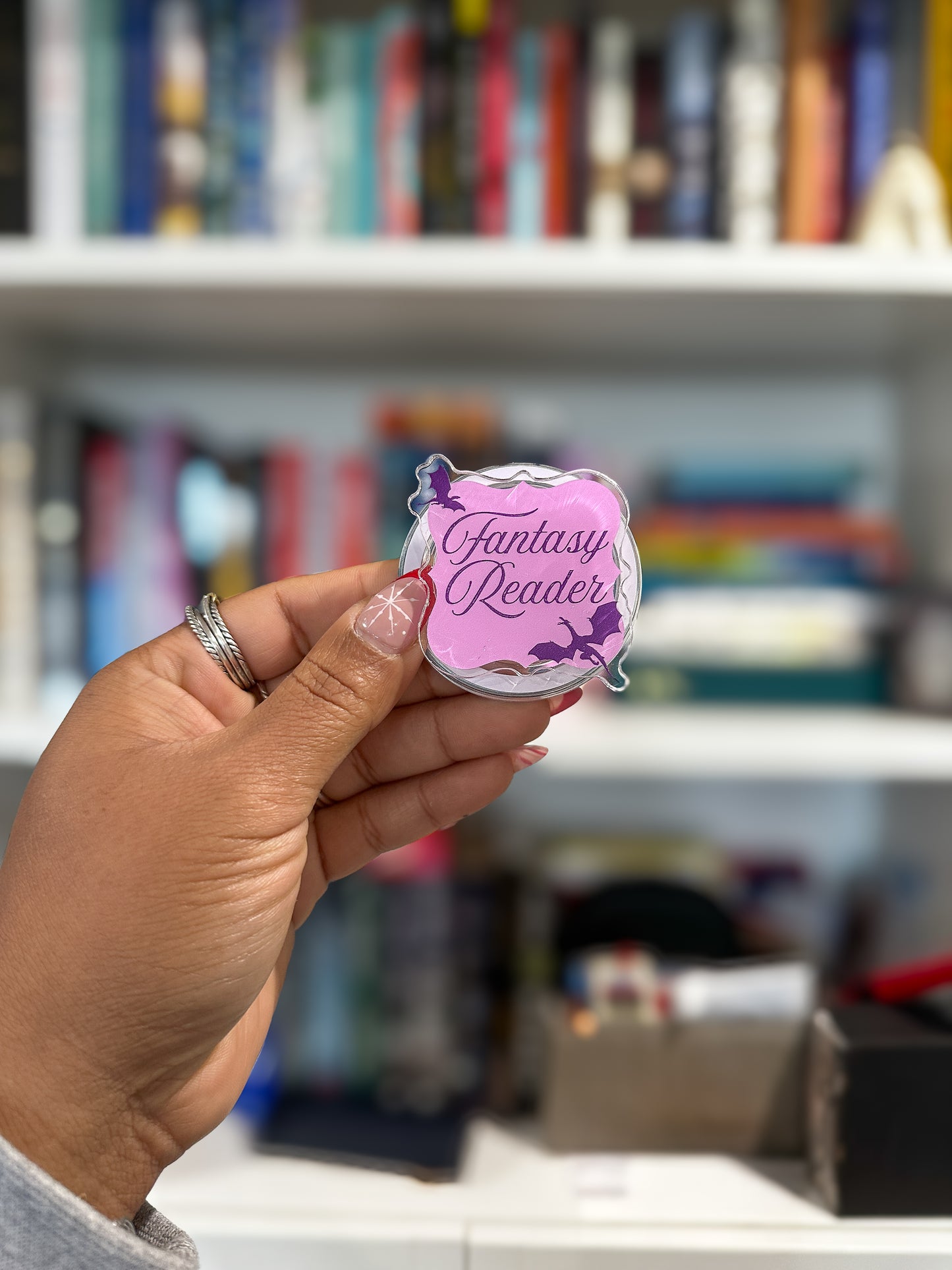 Fantasy Reader Dragon Magnetic Phone & eReader Grip