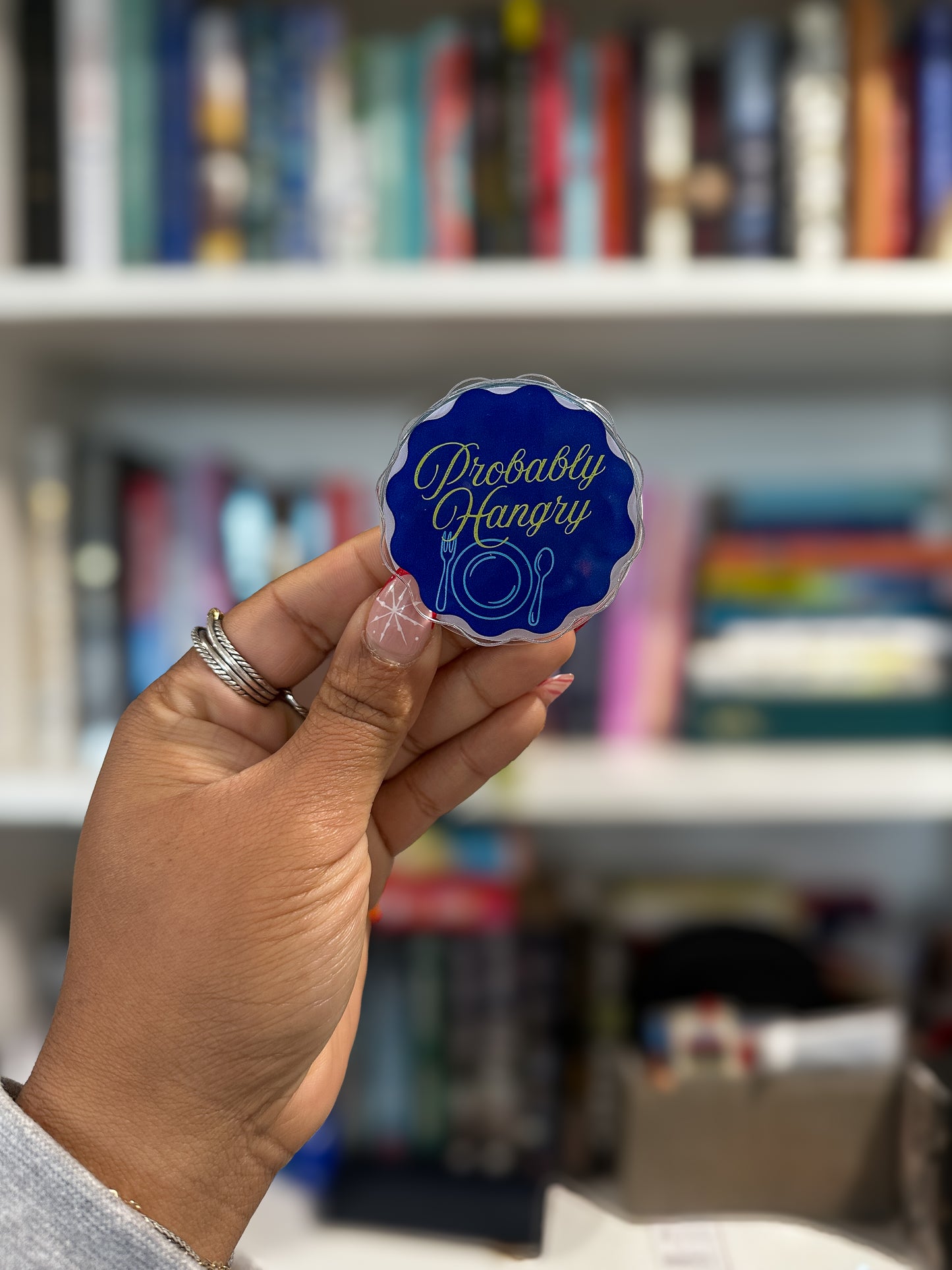 Probably Hangry Magnetic Phone & eReader Grip