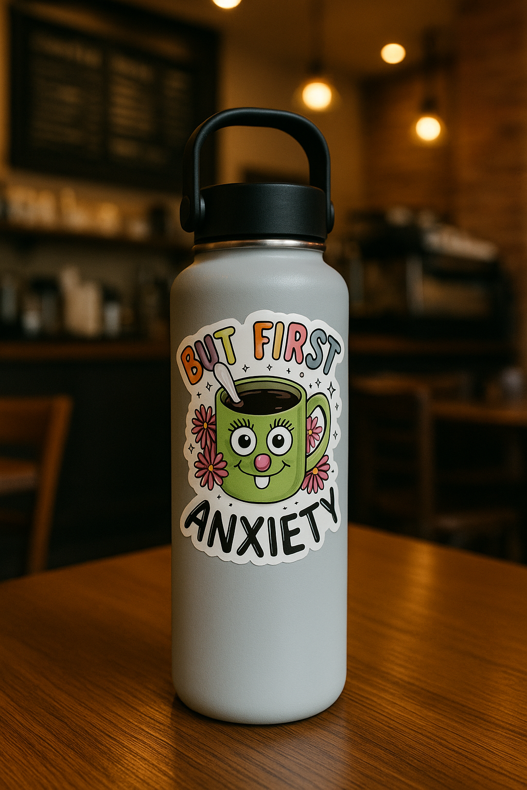 But First, Anxiety Sticker