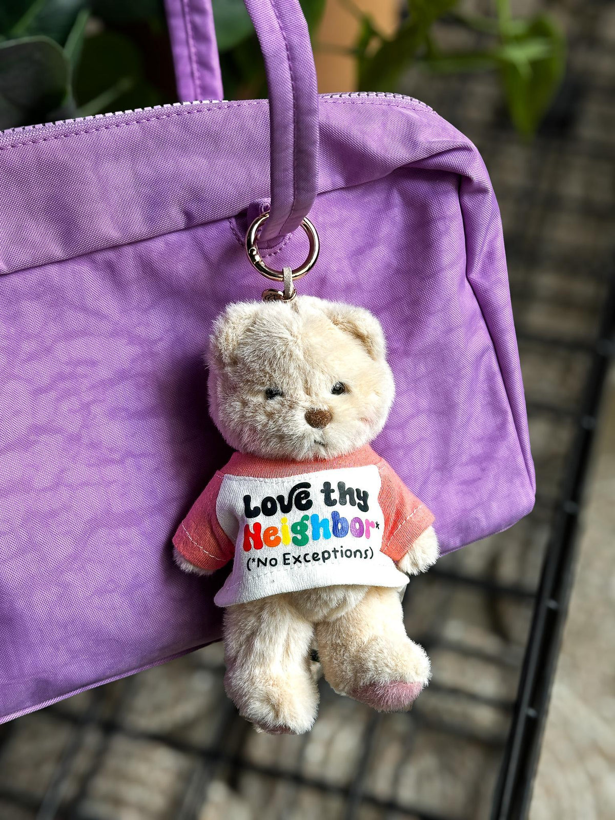 Teddy Bear Bag Charm