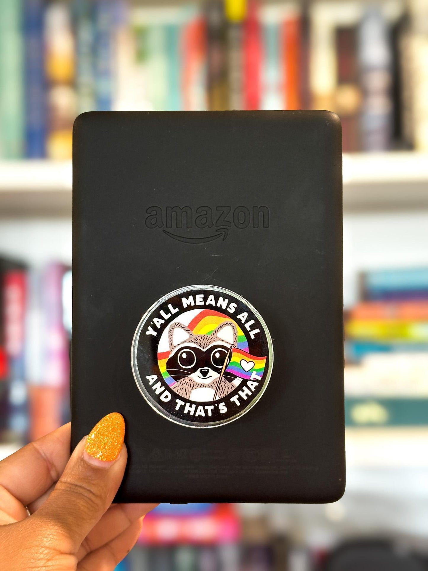 Y'All Means All Pride Magnetic Phone & Kindle Grip