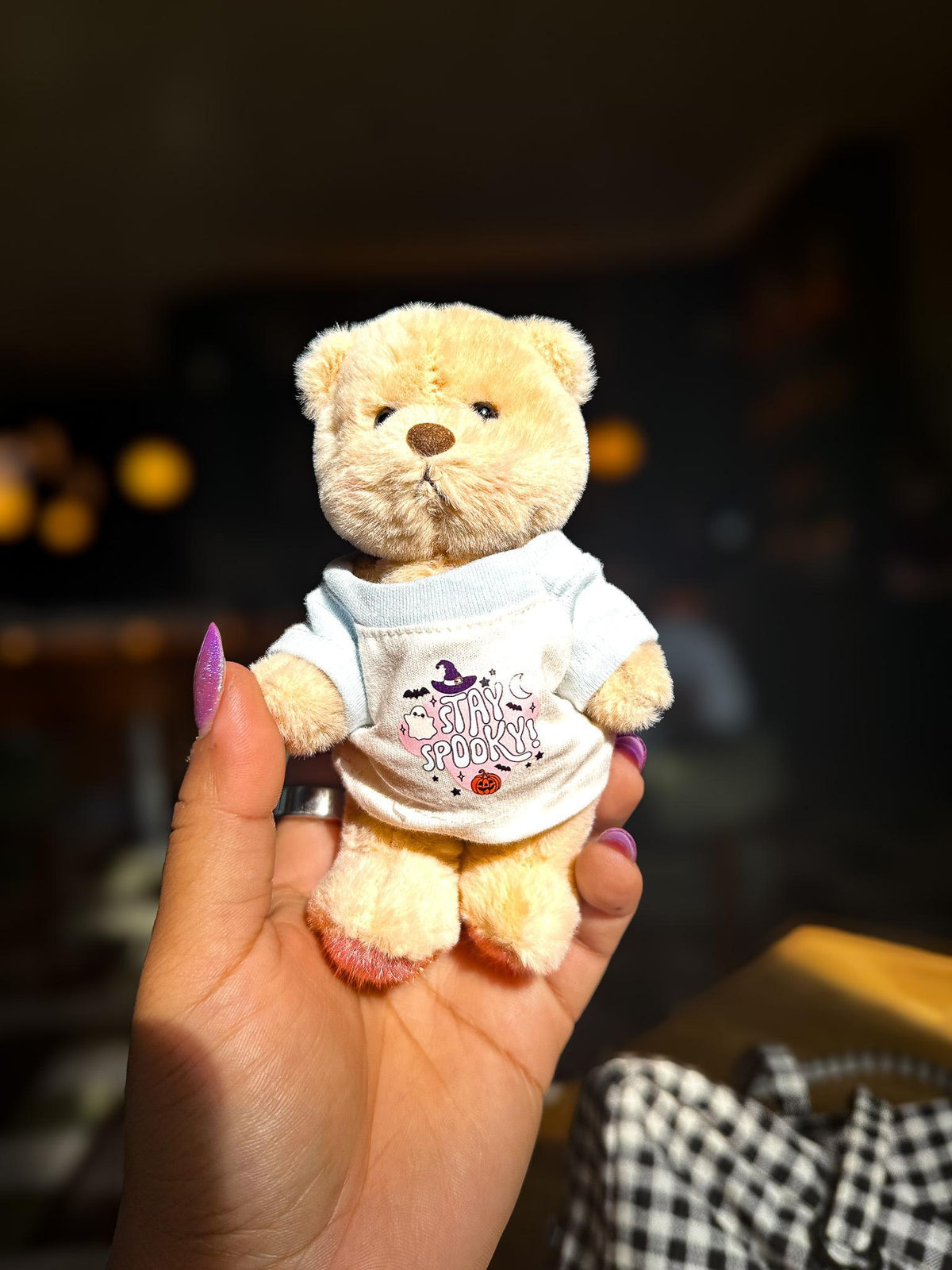 Stay Spooky Halloween Teddy Bear Bag Charm
