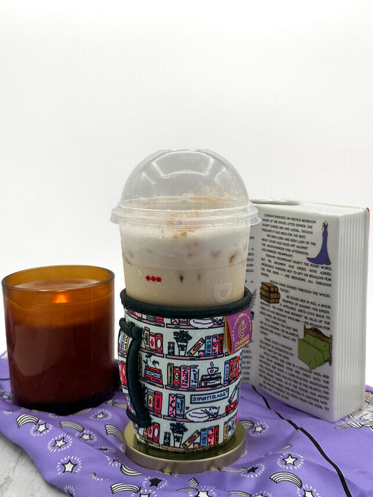 Romance Bookshelf Drink Sleeve
