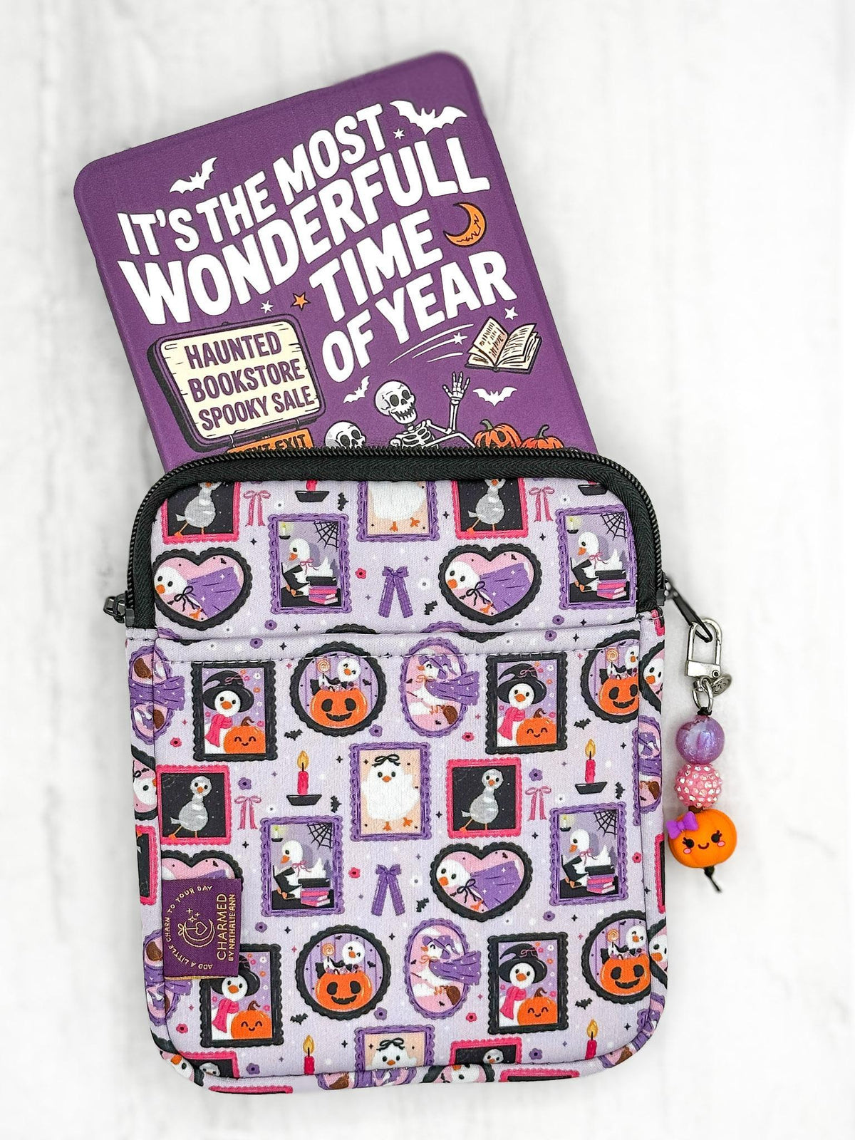 Silly Spooky Goose Book Sleeve
