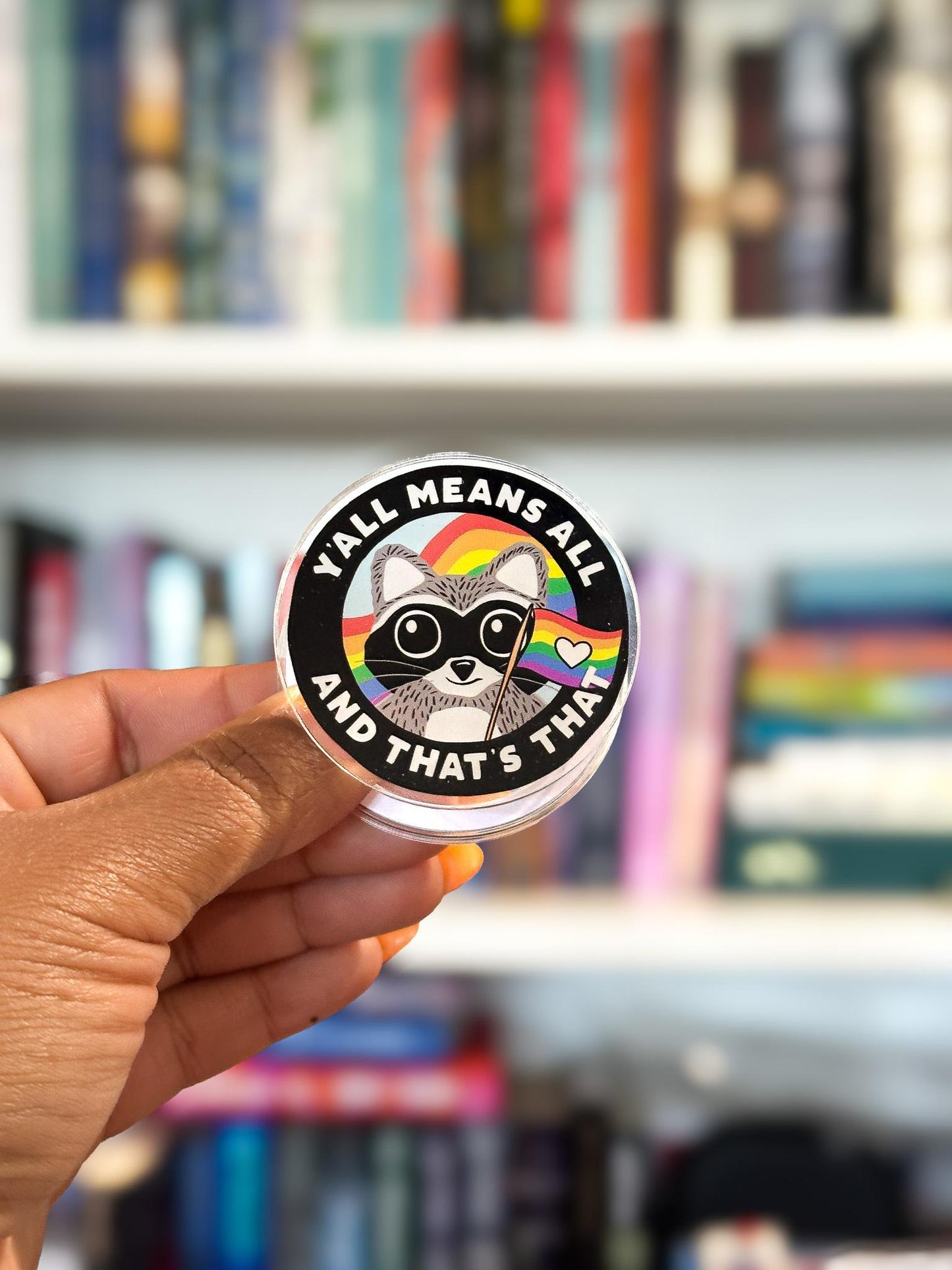 Y'All Means All Pride Magnetic Phone & Kindle Grip