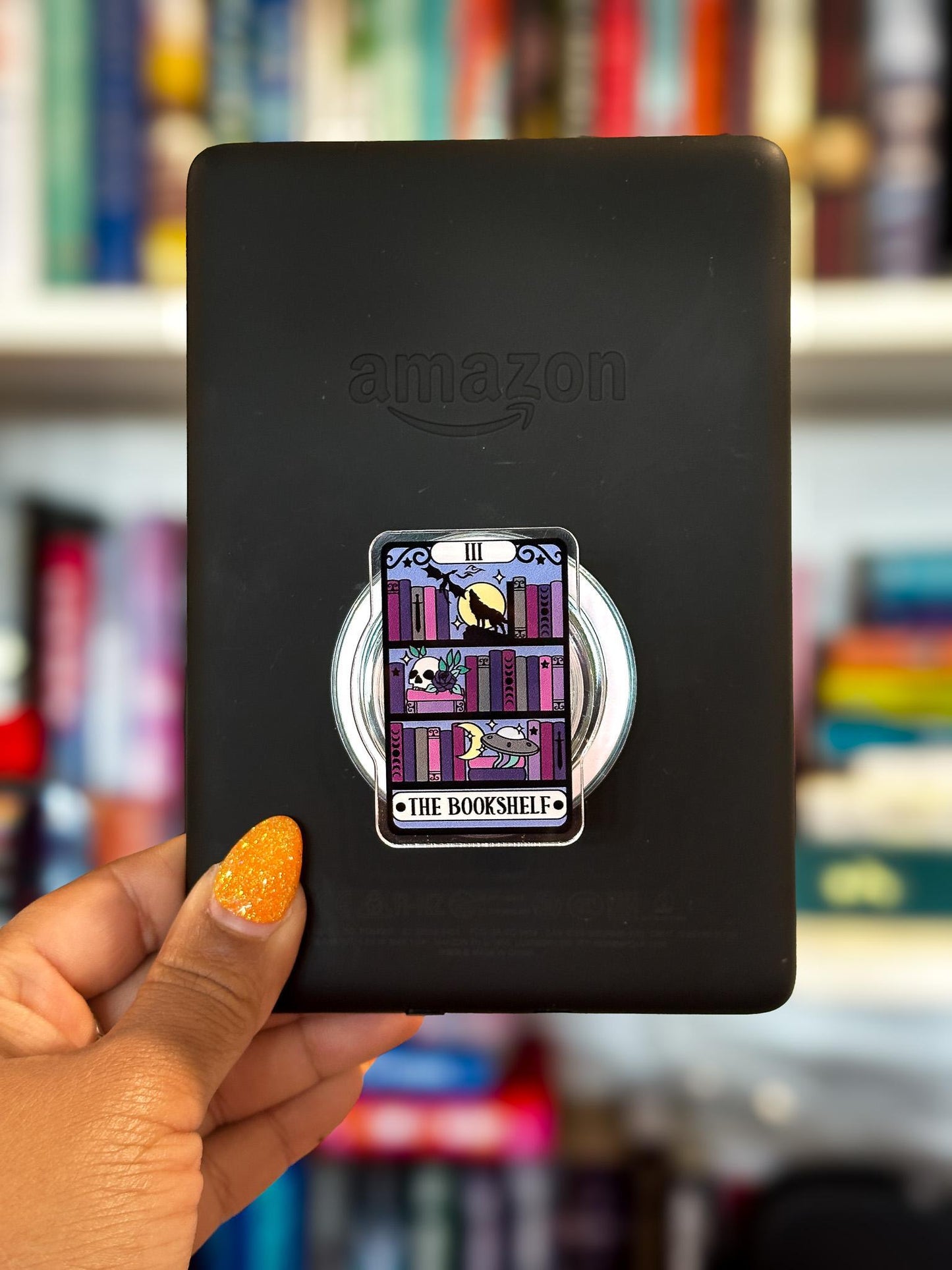 The Bookshelf Tarot Card MagSafe Phone and Tablet Grip