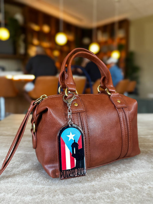 Old San Juan Garita Puerto Rico Acrylic Bag Charm