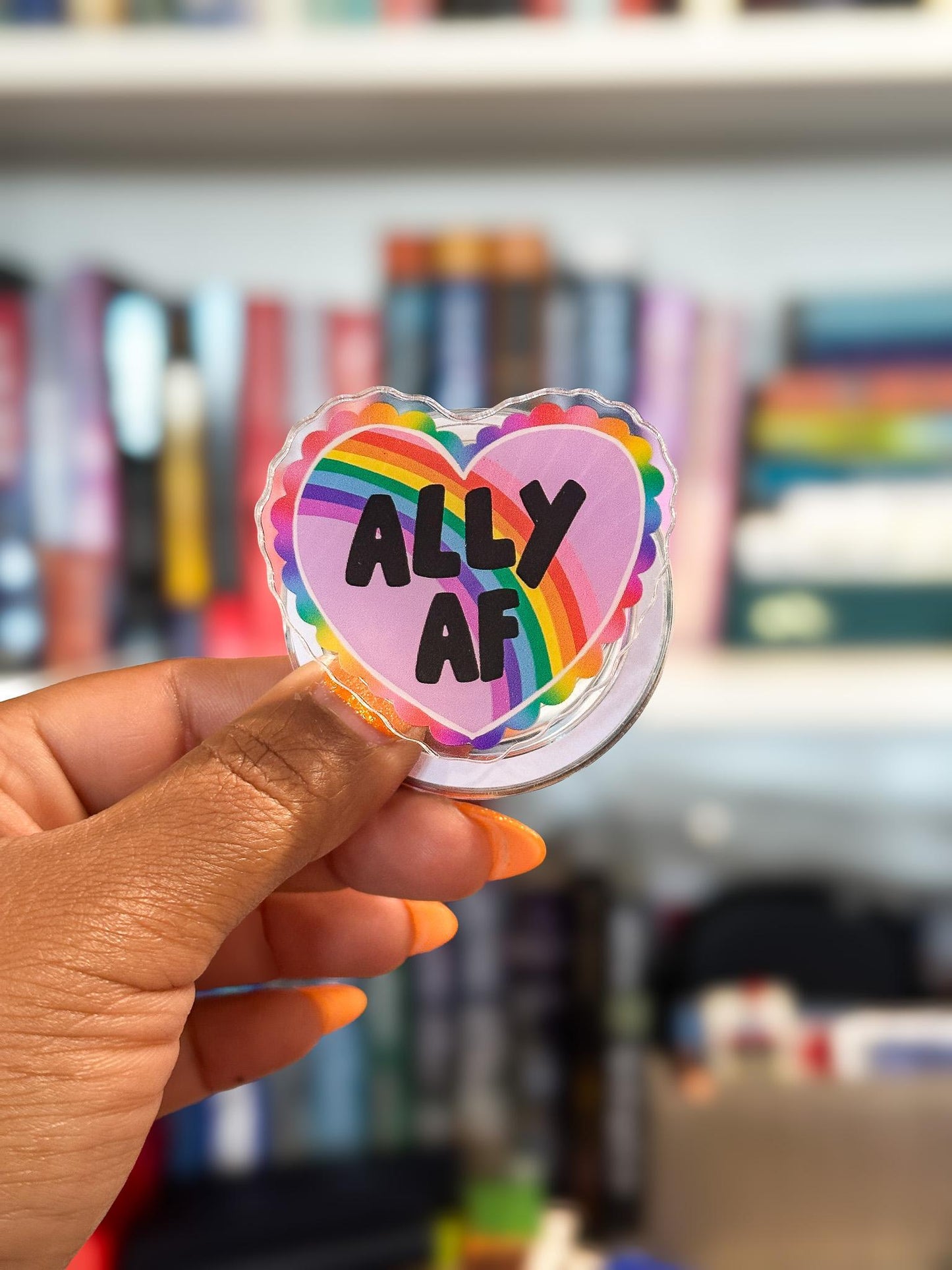 Ally AF Pride Magnetic Phone & Kindle Grip