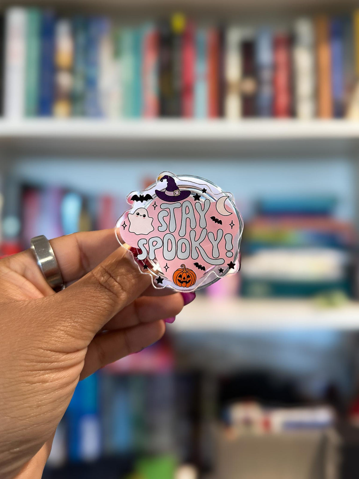 Stay Spooky MagSafe Grip | Cute Halloween Ghost Phone Grip