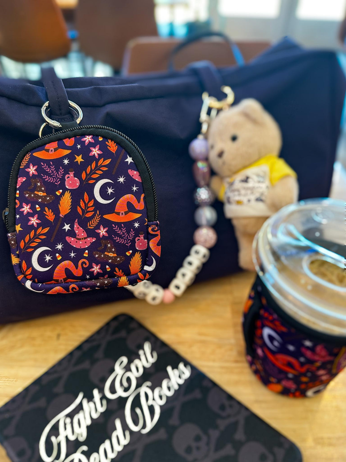 Spellbound Mini Zippered Pouch Bag Charm