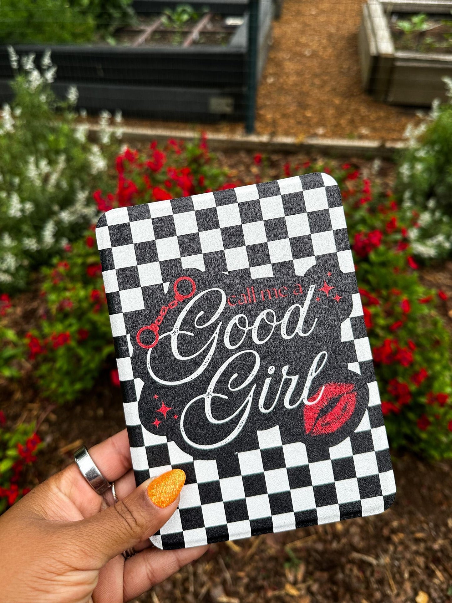 Call Me a Good Girl Kindle Case | 2024 Paperwhite & Colorsoft Case with Clear Back and Hand Strap