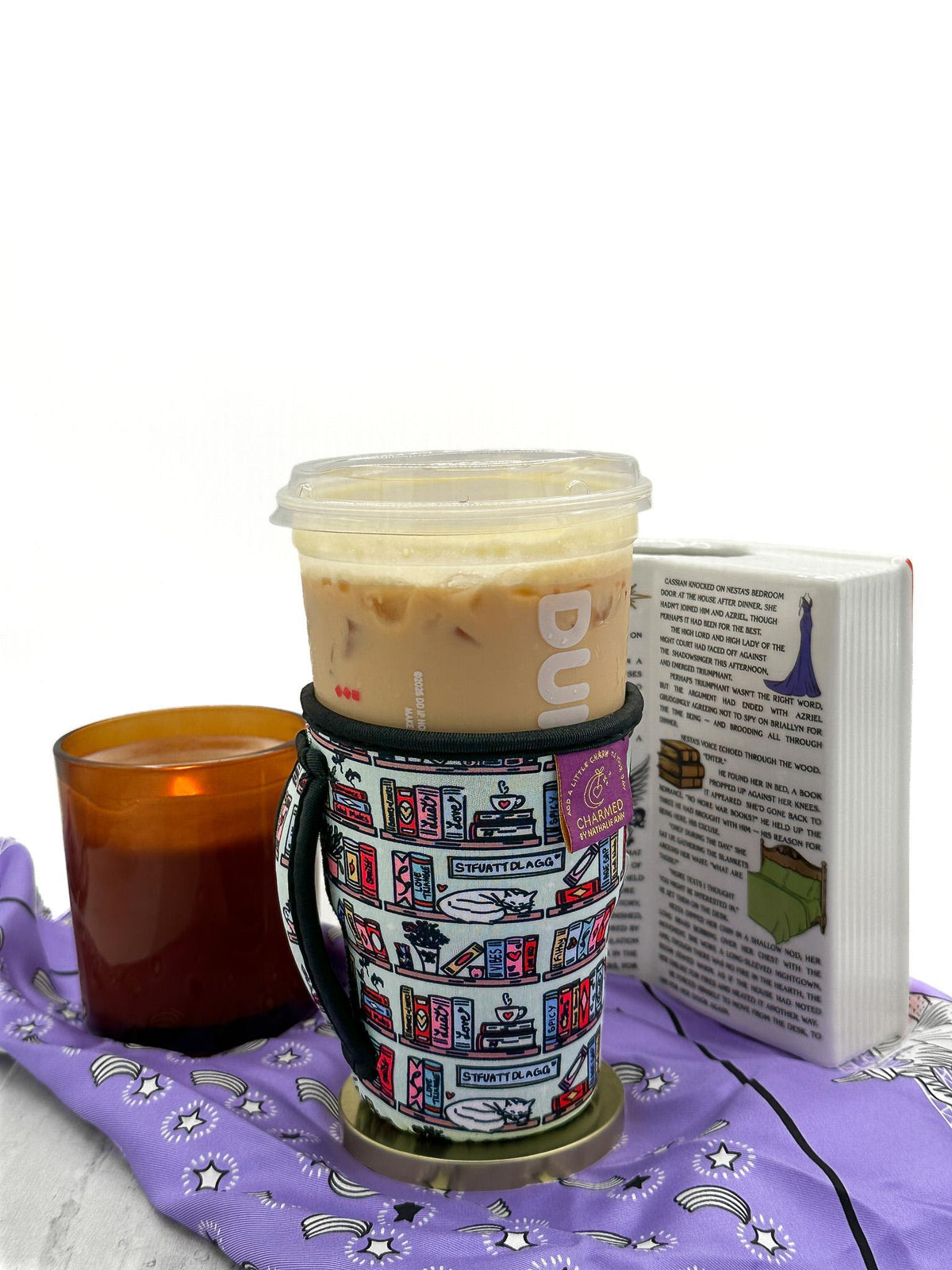 Romance Bookshelf Drink Sleeve