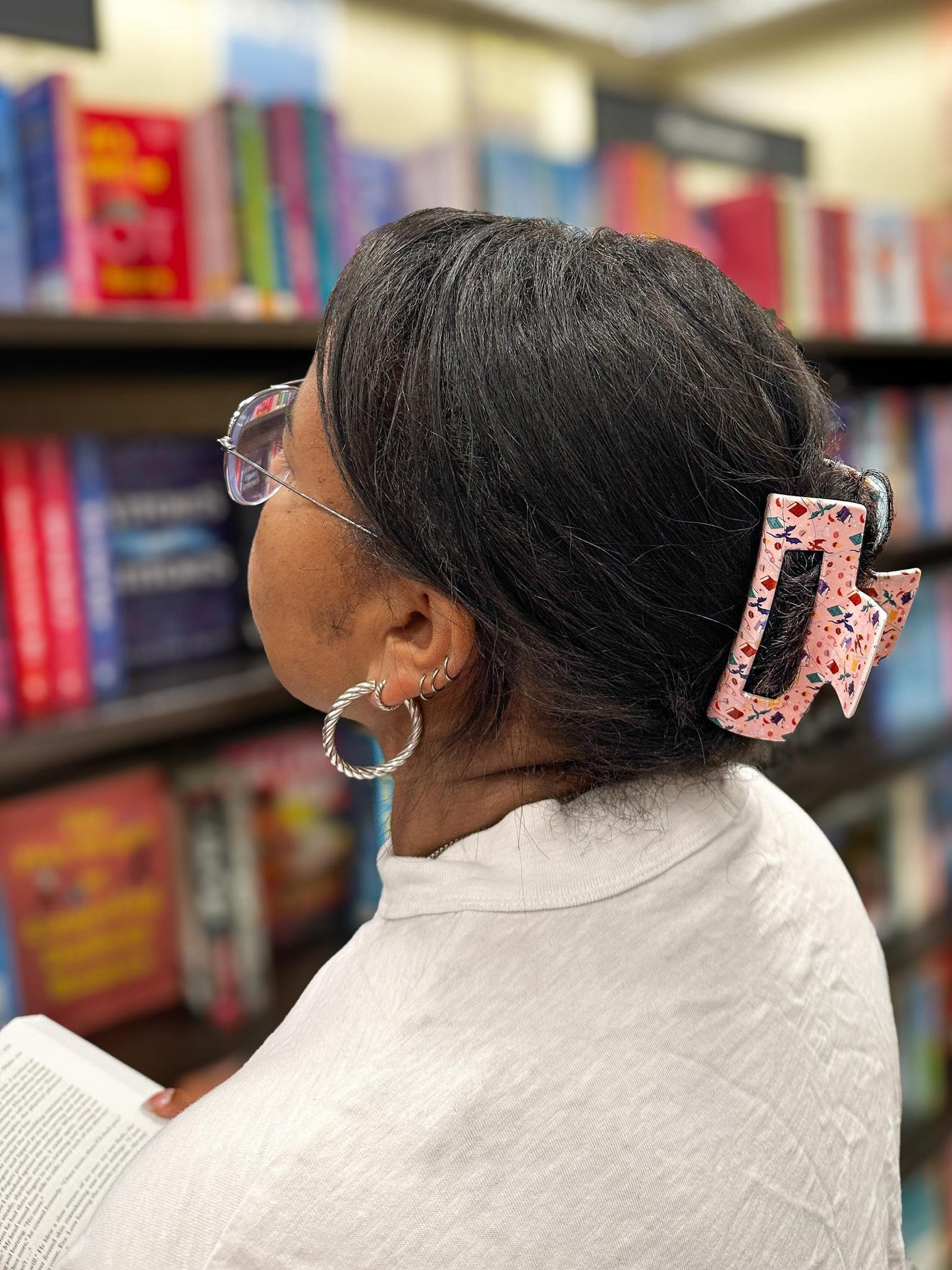 Spicy Book Club Bookish Hair Claw Clip