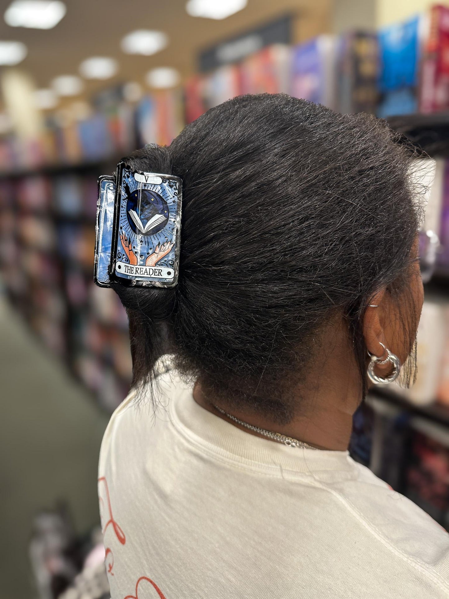 The Reader Tarot Card Hair Claw Clip