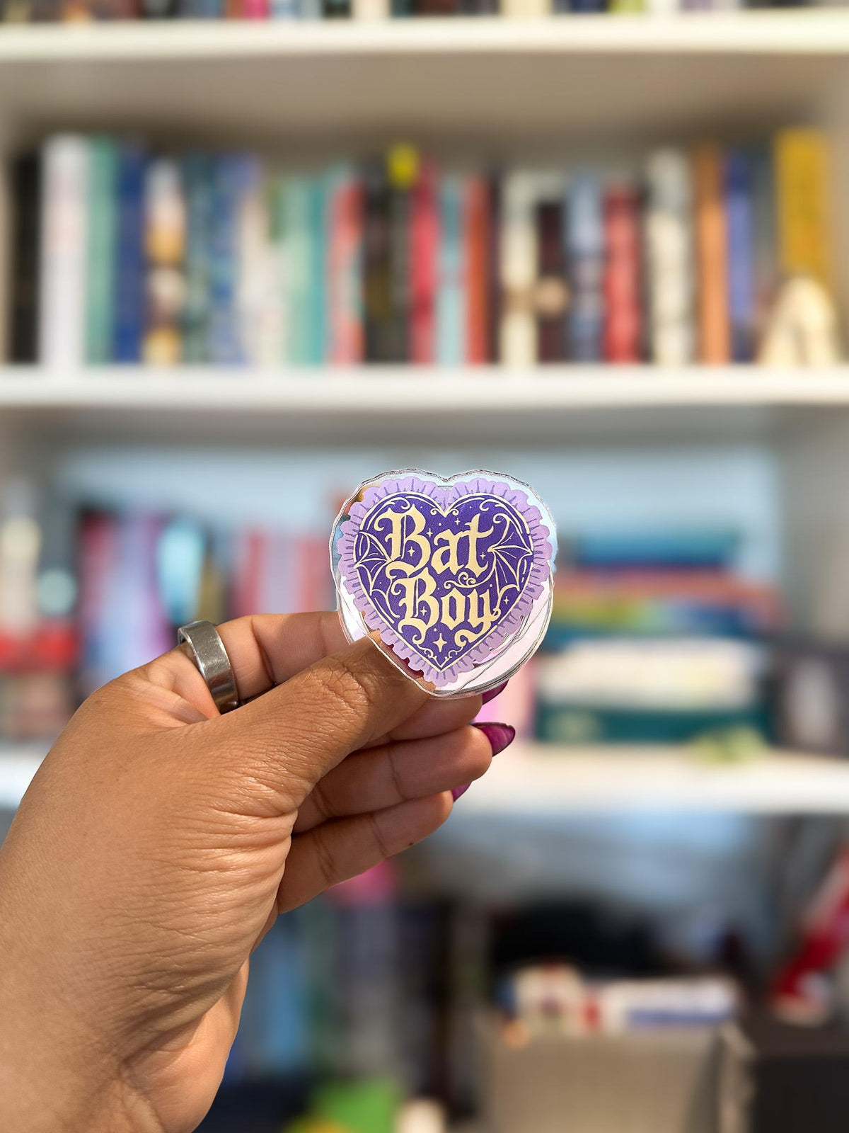 Wingspan Matters MagSafe Grip | Gothic Bat Fantasy Romance Phone Grip