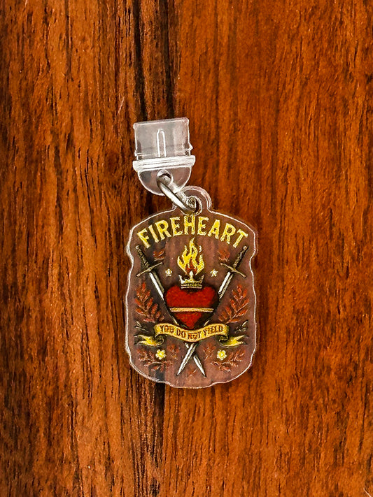 Fireheart Kindle Charm