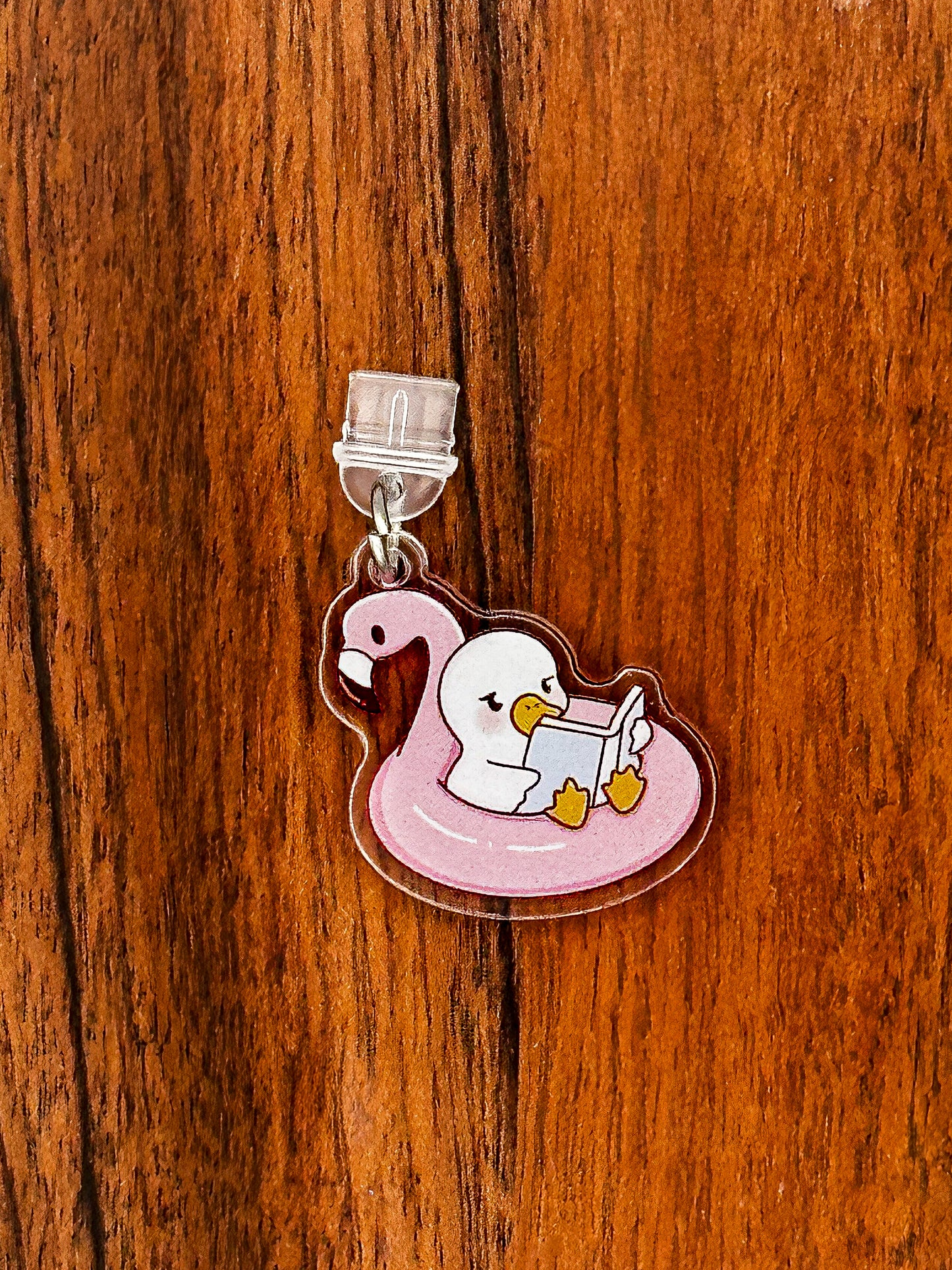 Floatie & Fiction Kindle Charm