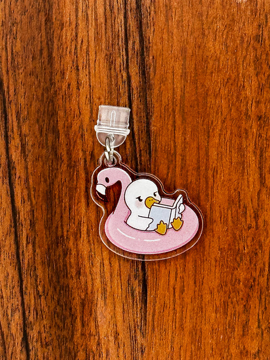 Floatie & Fiction Kindle Charm