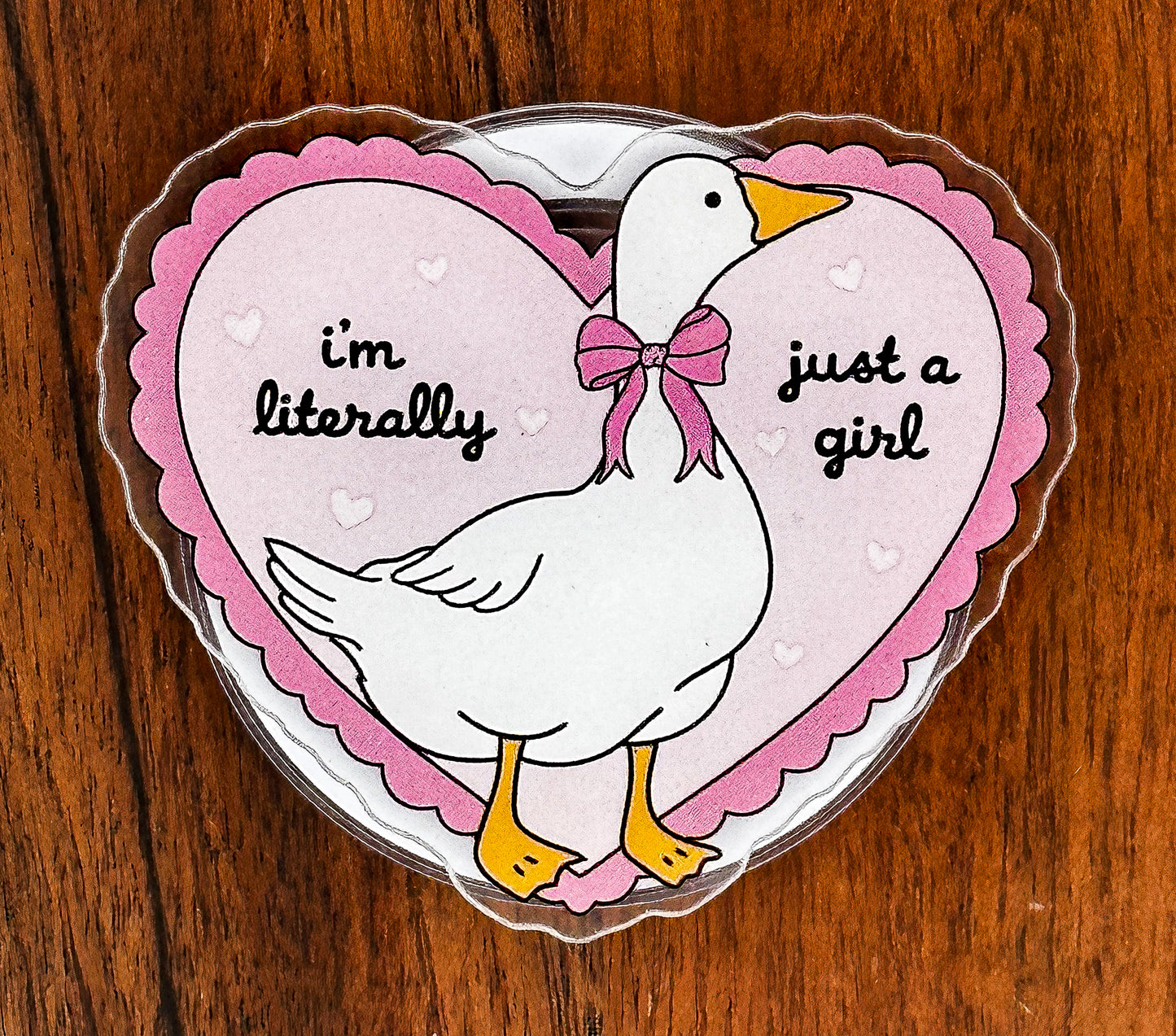 Literally Just a Girl Goose Magnetic Phone & Kindle Grip