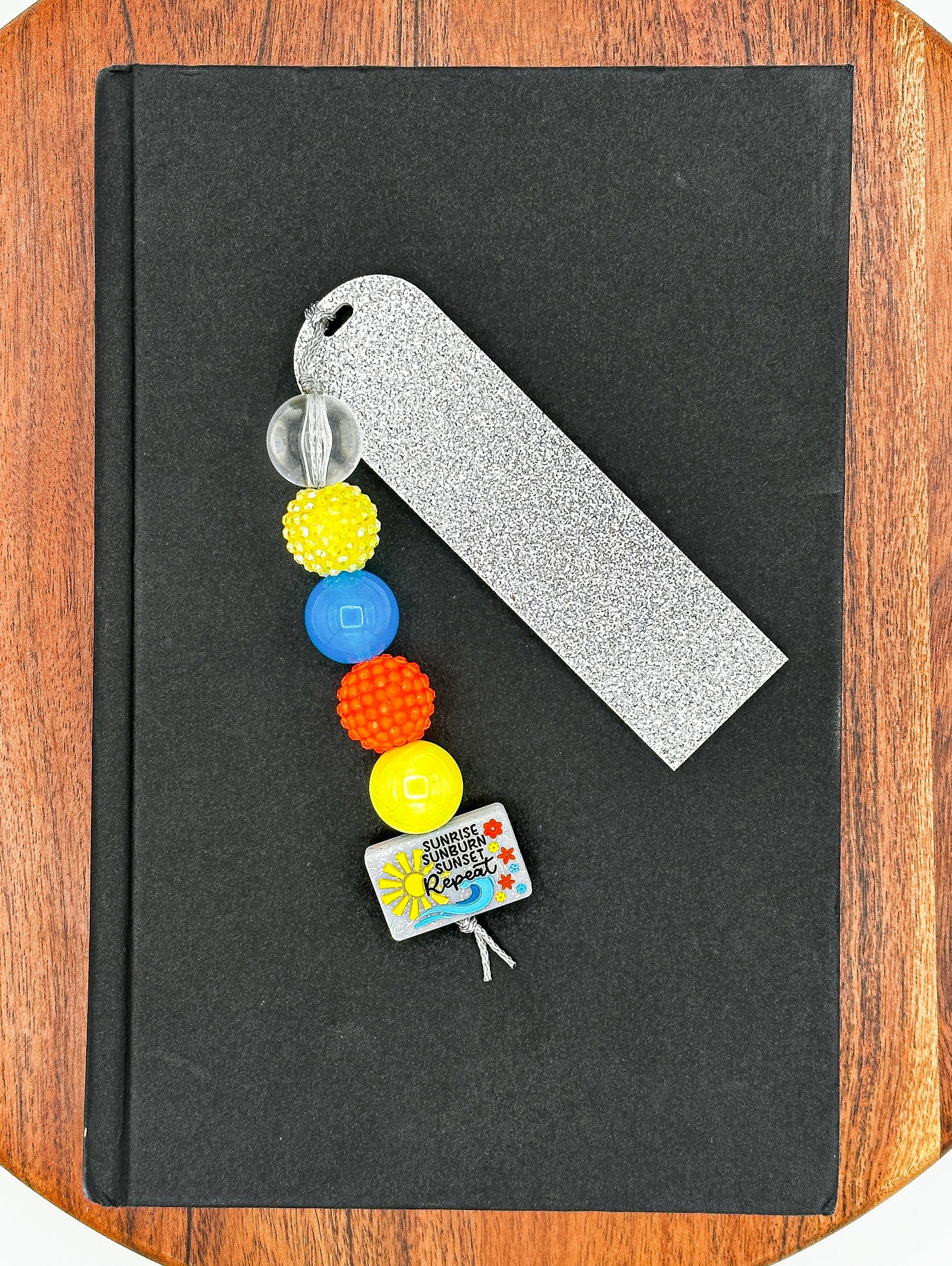 Sunrise to Sunset Acrylic Beaded Bookmark