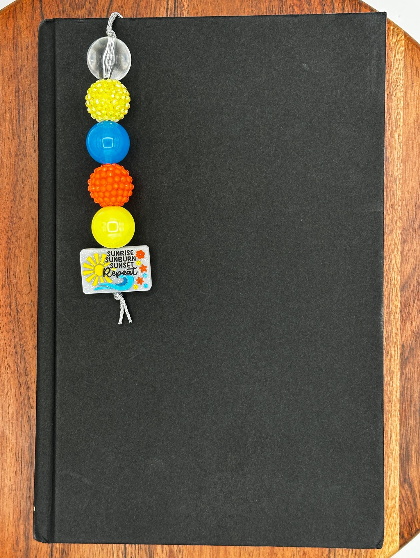 Sunrise to Sunset Acrylic Beaded Bookmark