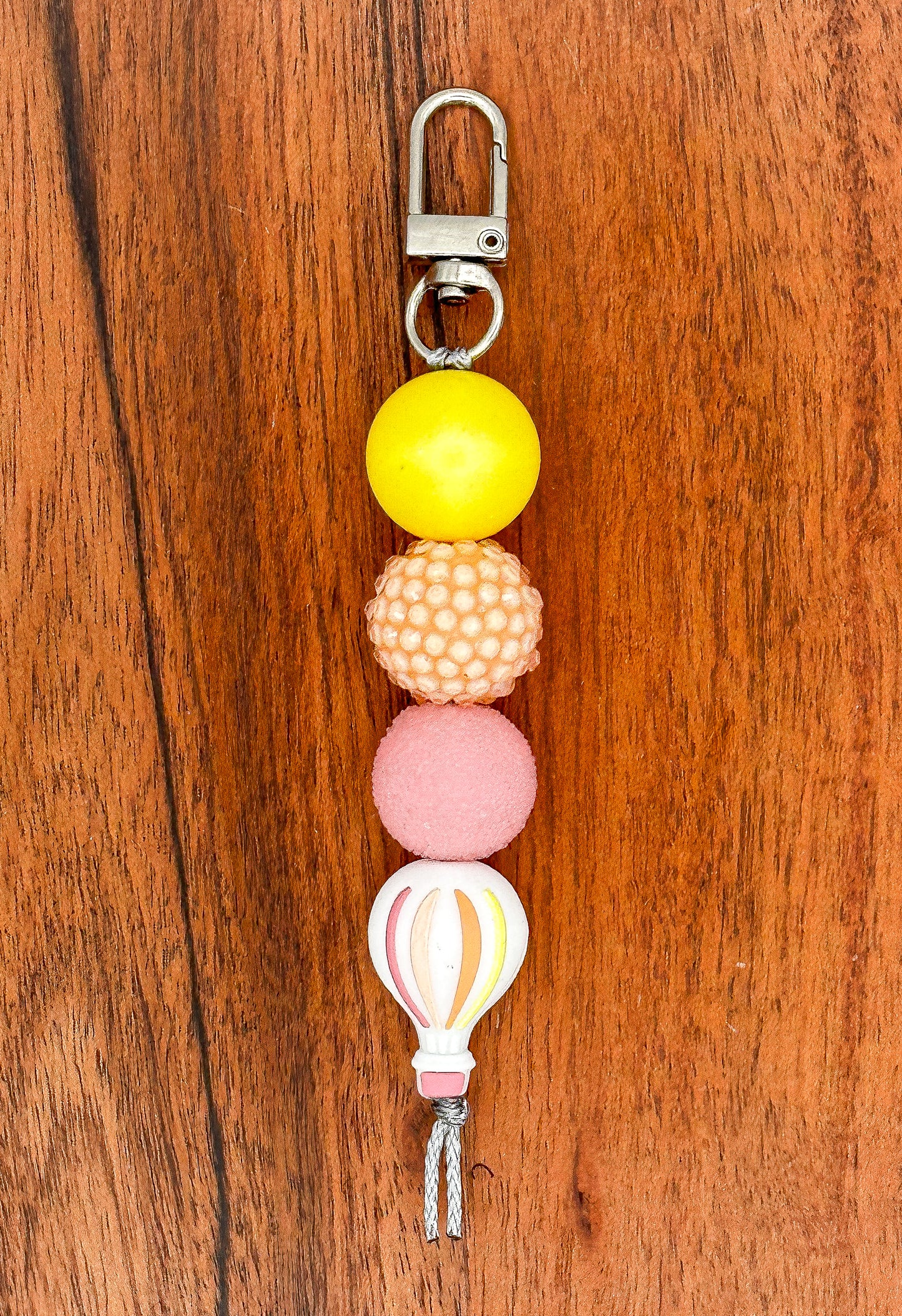 Sunset Skies Hot Air Balloon Keychain