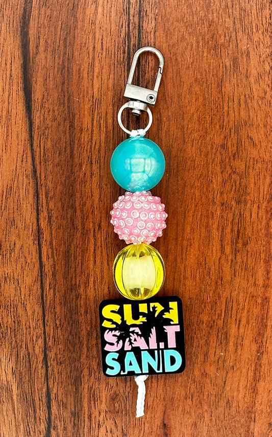 Sun Salt Sand Keychain