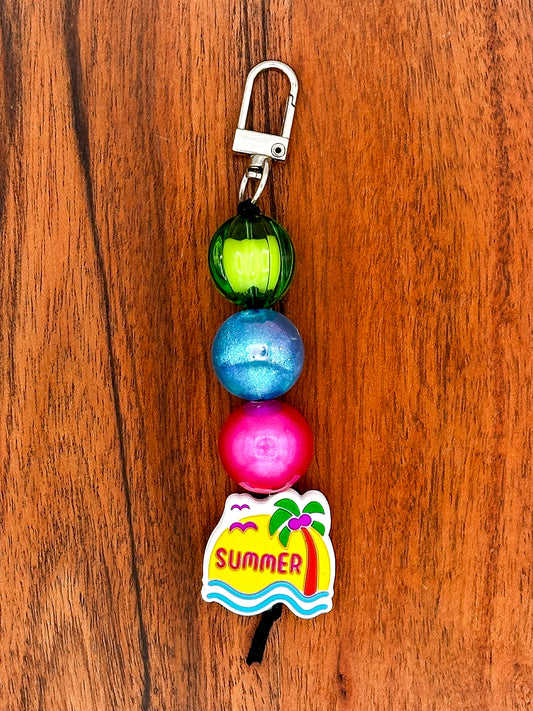 Tropical Summer Keychain