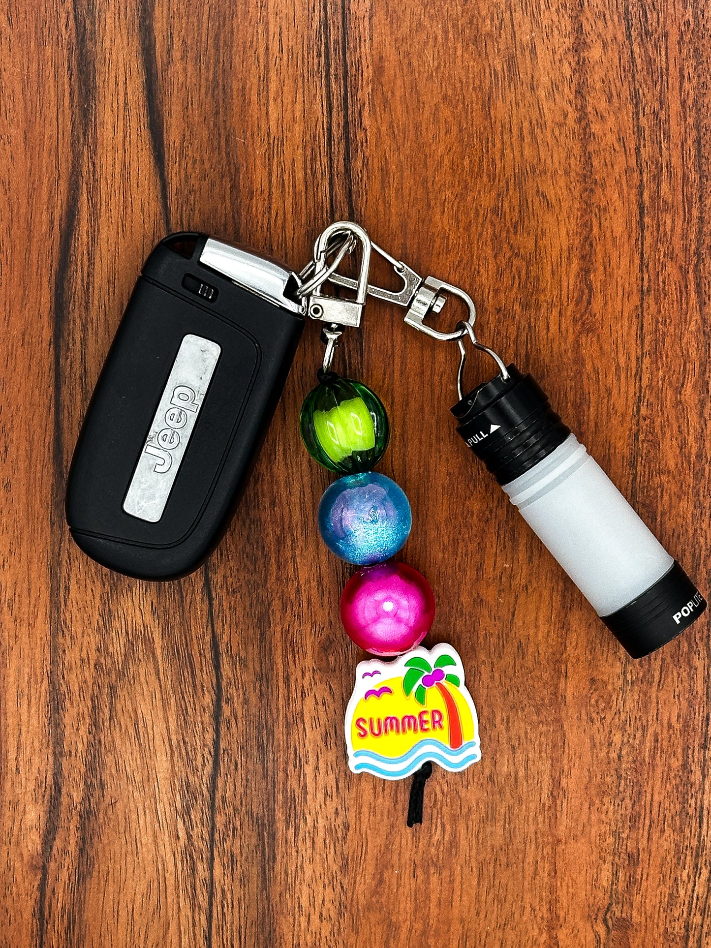 Tropical Summer Keychain