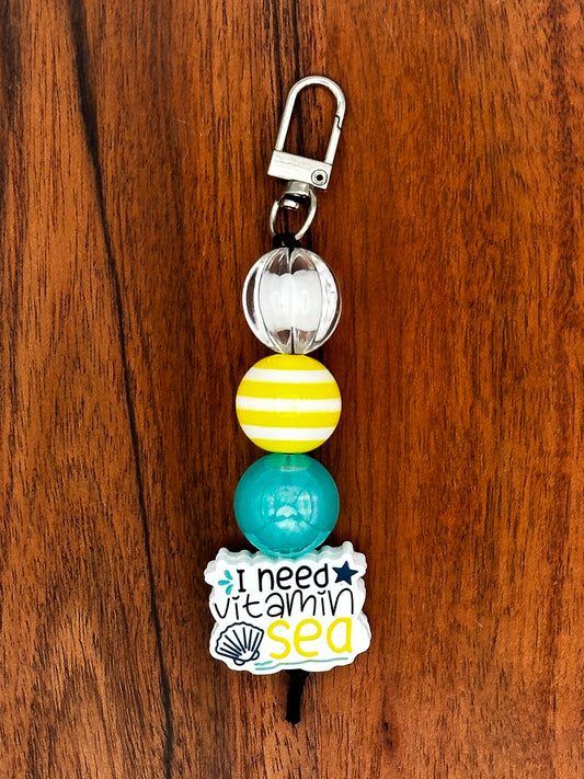 I Need Vitamin Sea Keychain