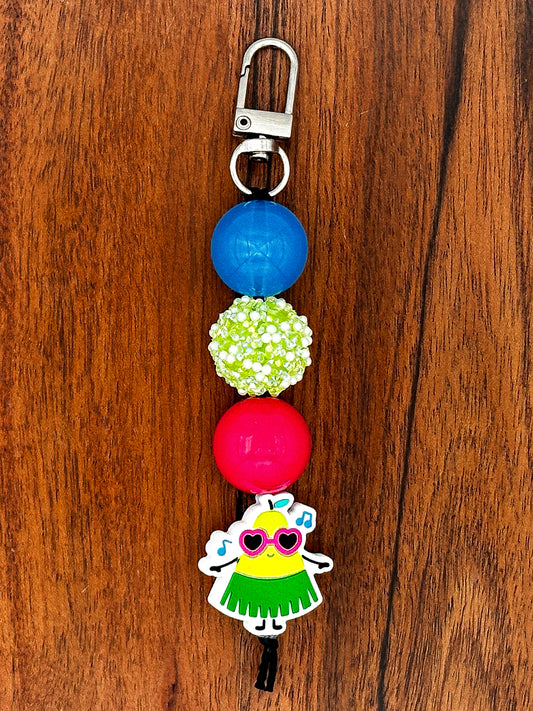 Hula Pear-adise Keychain