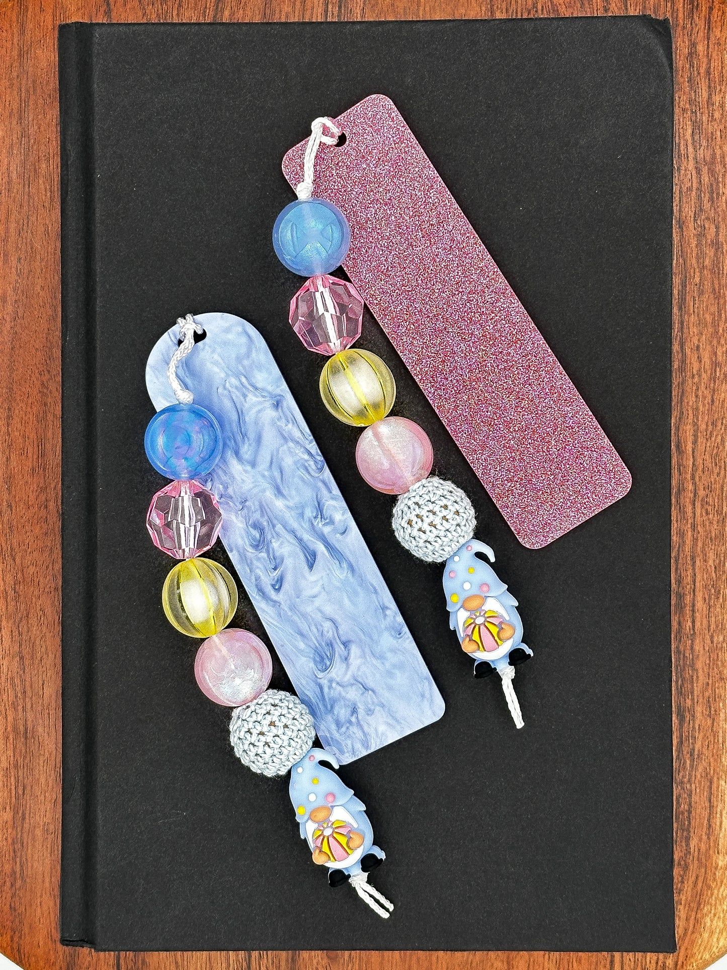 Beach Ballin’ Gnome Bookmark (Pink or Blue)