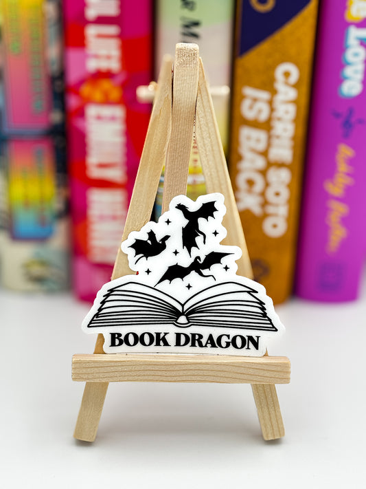Book Dragon Sticker