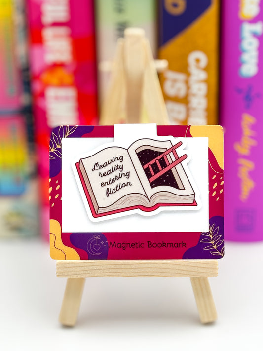 Leaving Reality, Entering Fiction – Magnetic Bookmark